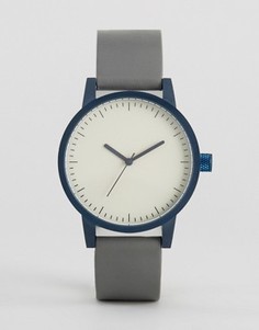 Часы с кожаным ремешком SWCO Kent 38 мм - Серый Simple Watch Company
