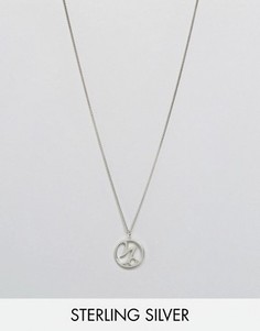 Ожерелье с зодиакальной подвеской Козерог Fashionology - Серебряный