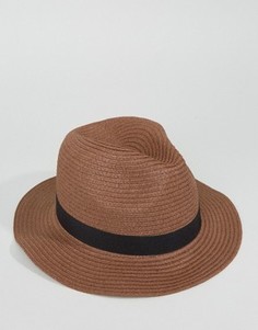 Соломенная шляпа ASOS - Бежевый
