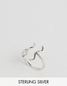 Серебряное кольцо со знаком зодиака Водолей Rock N Rose - Серебряный
