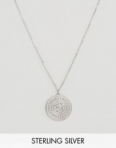 Серебряное ожерелье с ацтекской подвеской Carrie Elizabeth - Серебряный