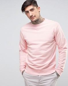 Классический свитер с круглым вырезом Edwin - Розовый