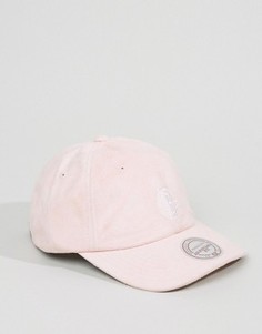 Замшевая бейсболка с регулируемой застежкой Mitchell & Ness - Розовый