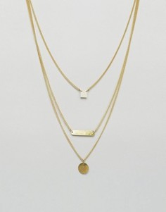 Многоярусное ожерелье Made Dainty - Золотой