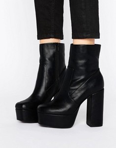 Ботинки на платформе ASOS ELLER - Черный
