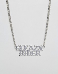 Ожерелье-цепочка с крупными звеньями Sleazy Rider Sacred Hawk - Серебряный