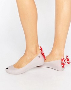 Туфли на плоской подошве Melissa Ultragirl Minnie Mouse - Кремовый