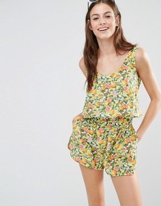 Пляжный ромпер с цитрусовым принтом Stella McCartney - Мульти