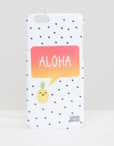 Чехол для iPhone 6 с ананасами Mr Gugu & Miss Go - Белый