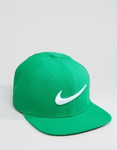 Зеленая бейсболка с галочкой Nike 639534-324 - Зеленый