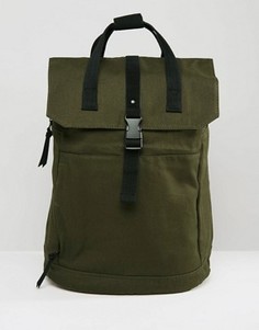 Зеленый рюкзак с черной отделкой и отделением для ноутбука ASOS - Зеленый