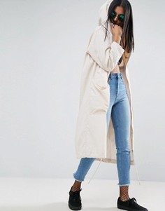 Парка с капюшоном ASOS - Розовый