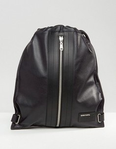 Черный кожаный рюкзак Diesel - Черный