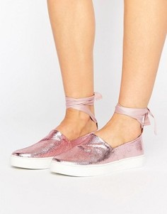 Туфли с завязками вокруг голени Clover Canyon - Розовый