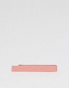 Узкий зажим для галстука розового цвета ASOS - Розовый