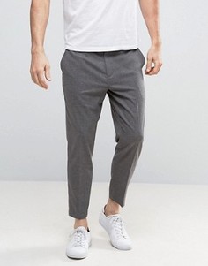 Строгие укороченные брюки Only & Sons - Серый