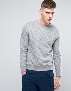 Серый базовый свитшот с круглым вырезом Esprit - Серый