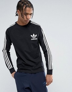 Черный лонгслив adidas Originals California BK5864 - Черный