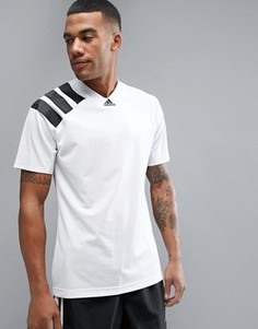 Белая футболка в стиле ретро adidas Tango AZ9708 - Белый