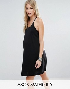 Сарафан на плетеных бретельках ASOS Maternity - Черный