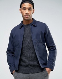 Саржевая куртка Харрингтон Selected Homme - Синий
