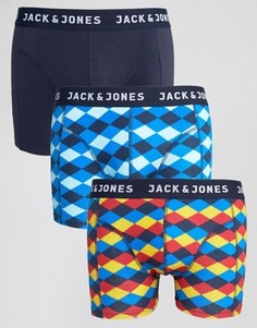 Набор из 3 боксеров-брифов Jack & Jones - Мульти