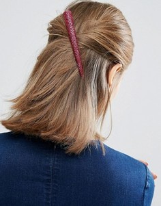 Заколка для волос ограниченной серии с розовыми блестками - Розовый Asos