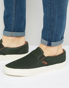 Классические зеленые кеды-слипоны Vans DX VA2Z5MM35 - Зеленый