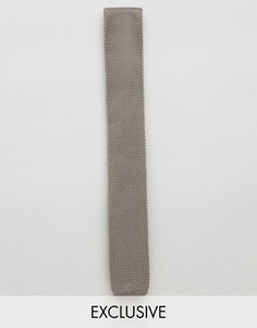 Вязаный галстук Noose & Monkey - Серый