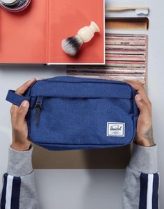 Несессер с решетчатой текстурой Herschel Supply Co Chapter - Темно-синий