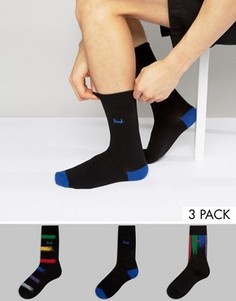 3 пары черных носков Pringle - Черный
