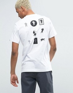 Футболка с принтом на спине Billionaire Boys Club - Белый