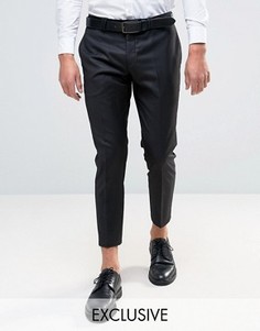 Укороченные суперузкие брюки Noak - Черный