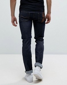 Синие джинсы скинни Versace Jeans - Синий