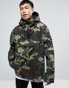 Куртка через голову с камуфляжным принтом Dickies - Черный