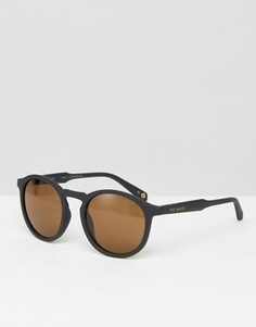Круглые солнцезащитные очки Ted Baker - Черный