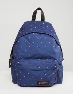 Темно-синий уплотненный рюкзак в горошек Eastpak PakR - Темно-синий