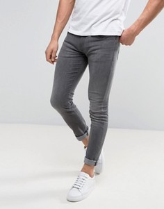Выбеленные серые джинсы скинни Armani Jeans - Серый