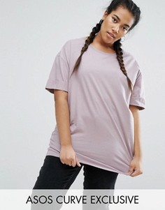 Oversize-туника ASOS CURVE - Фиолетовый