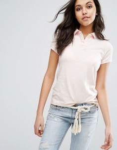 Футболка-поло Abercrombie & Fitch - Розовый