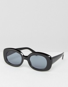Квадратные солнцезащитные очки в стиле 90-х ASOS - Черный