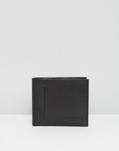 Кожаный бумажник с контрастной отделкой Ted Baker - Черный