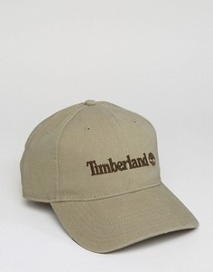 Бежевая бейсболка с логотипом Timberland - Бежевый