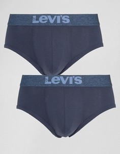 2 пары трусов с отделкой в джинсовом стиле Levis - Синий