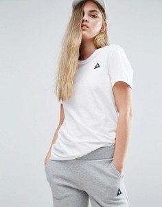 Футболка бойфренда Le Coq Sportif Ringer - Белый