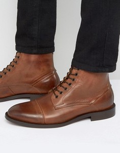 Кожаные ботинки со шнуровкой Hudson London Seymour - Рыжий