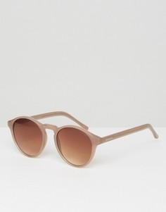 Круглые солнцезащитные очки Komono Devon - Коричневый