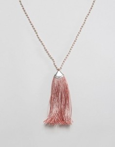Ожерелье с кисточками Nylon - Розовый