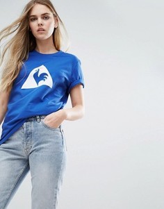 Футболка бойфренда с большим логотипом Le Coq Sportif - Мульти