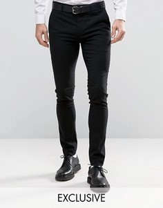 Супероблегающие строгие брюки Only & Sons - Черный